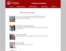 Tablet Screenshot of lingua.co.uk