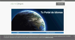 Desktop Screenshot of lingua.es