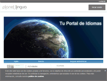 Tablet Screenshot of lingua.es